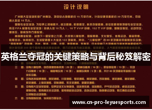 英格兰夺冠的关键策略与背后秘笈解密 英格兰夺冠的关键策略与背后秘笈解密